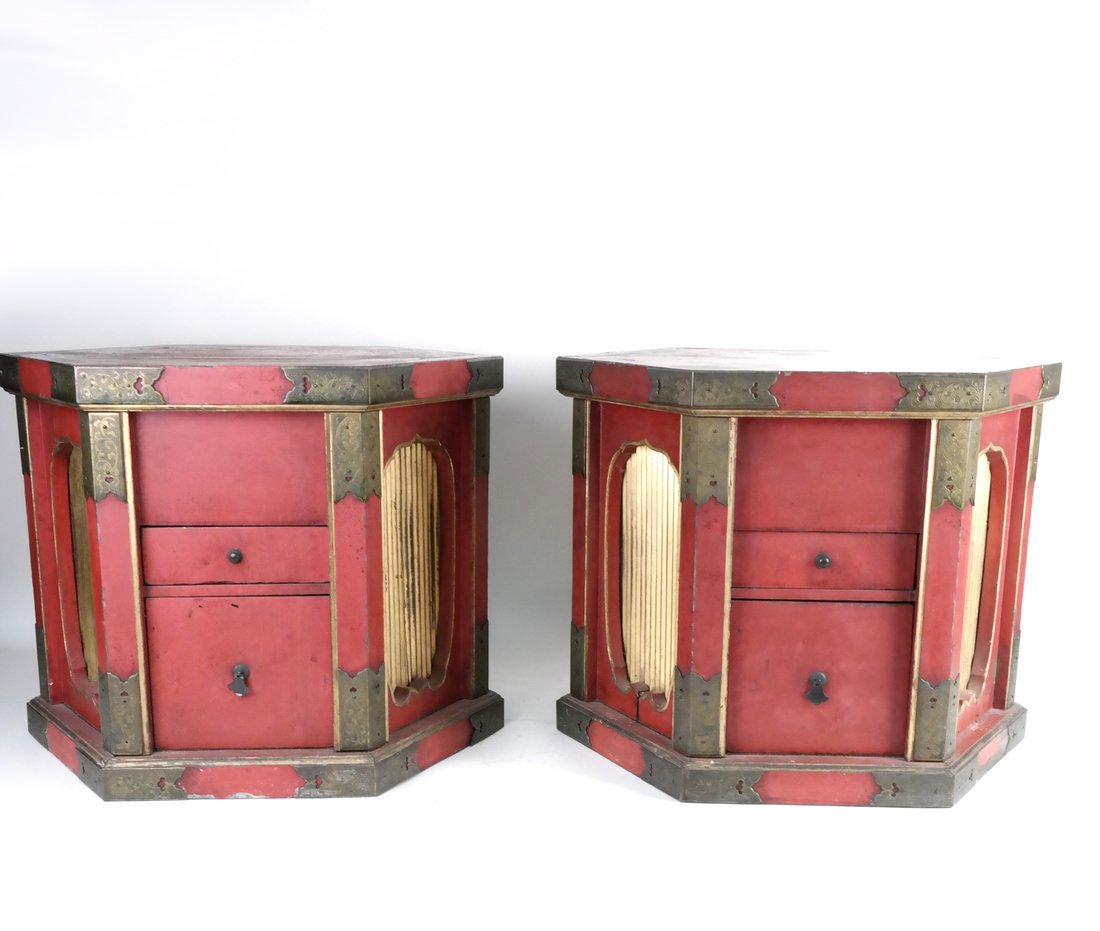 Pair of Chinese Hexagonal Cabinets (1 of 8)