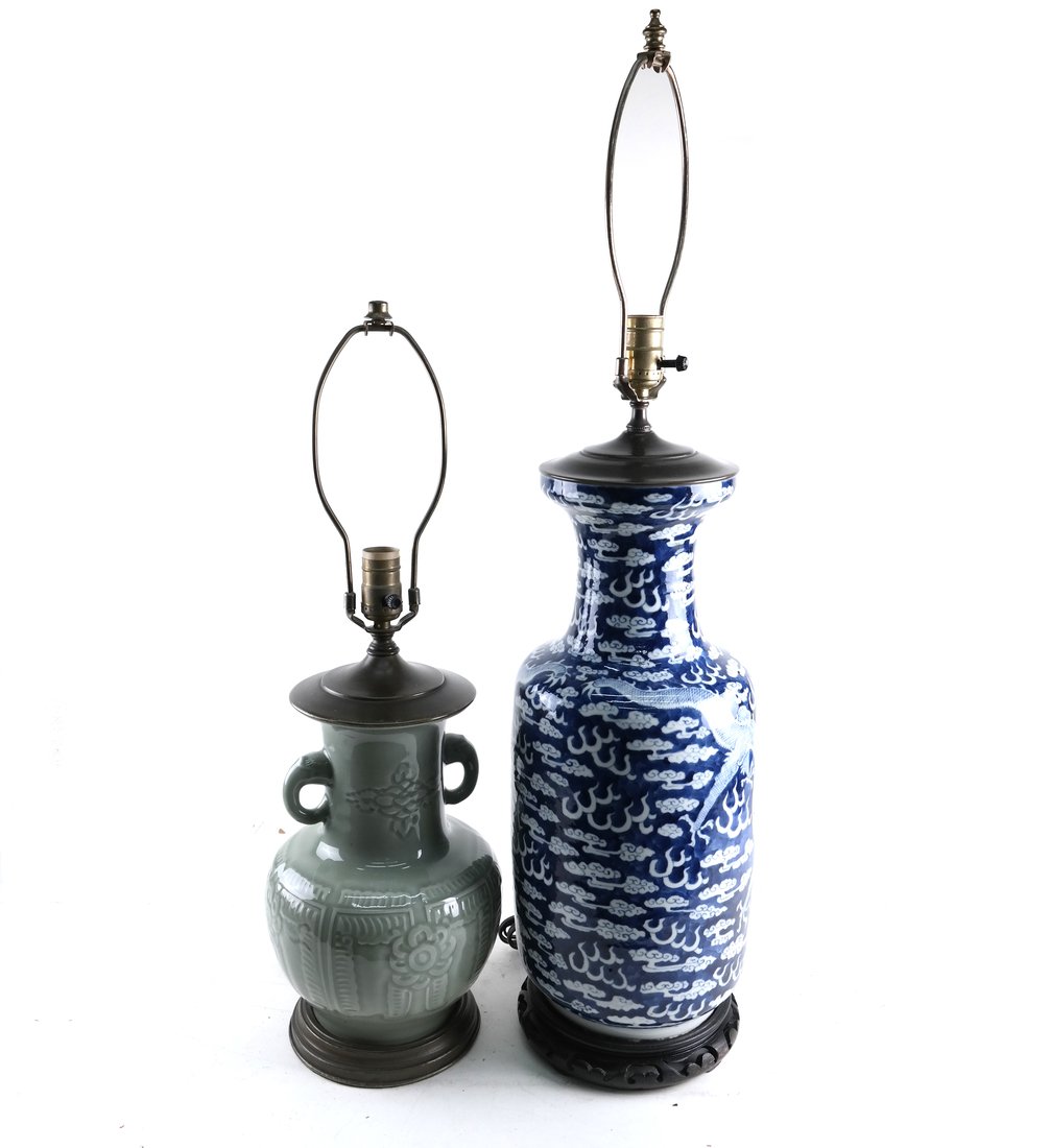 Two Various Chinese Vases as Lamps (1 of 7)