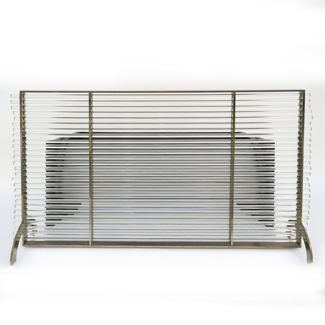 Modern Fire Screen and Electric Insert (1 of 10)