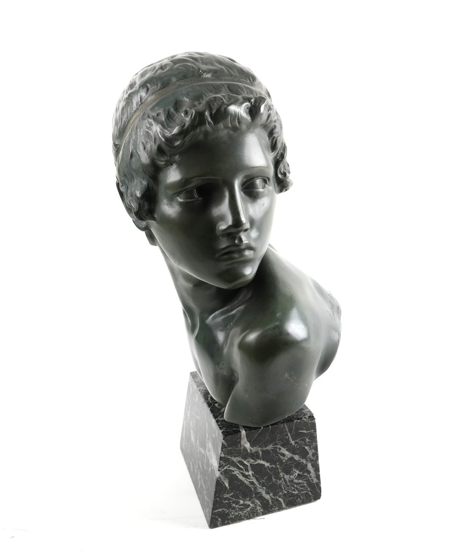 Constant Roux Bronze Bust of Achilles (1 of 5)