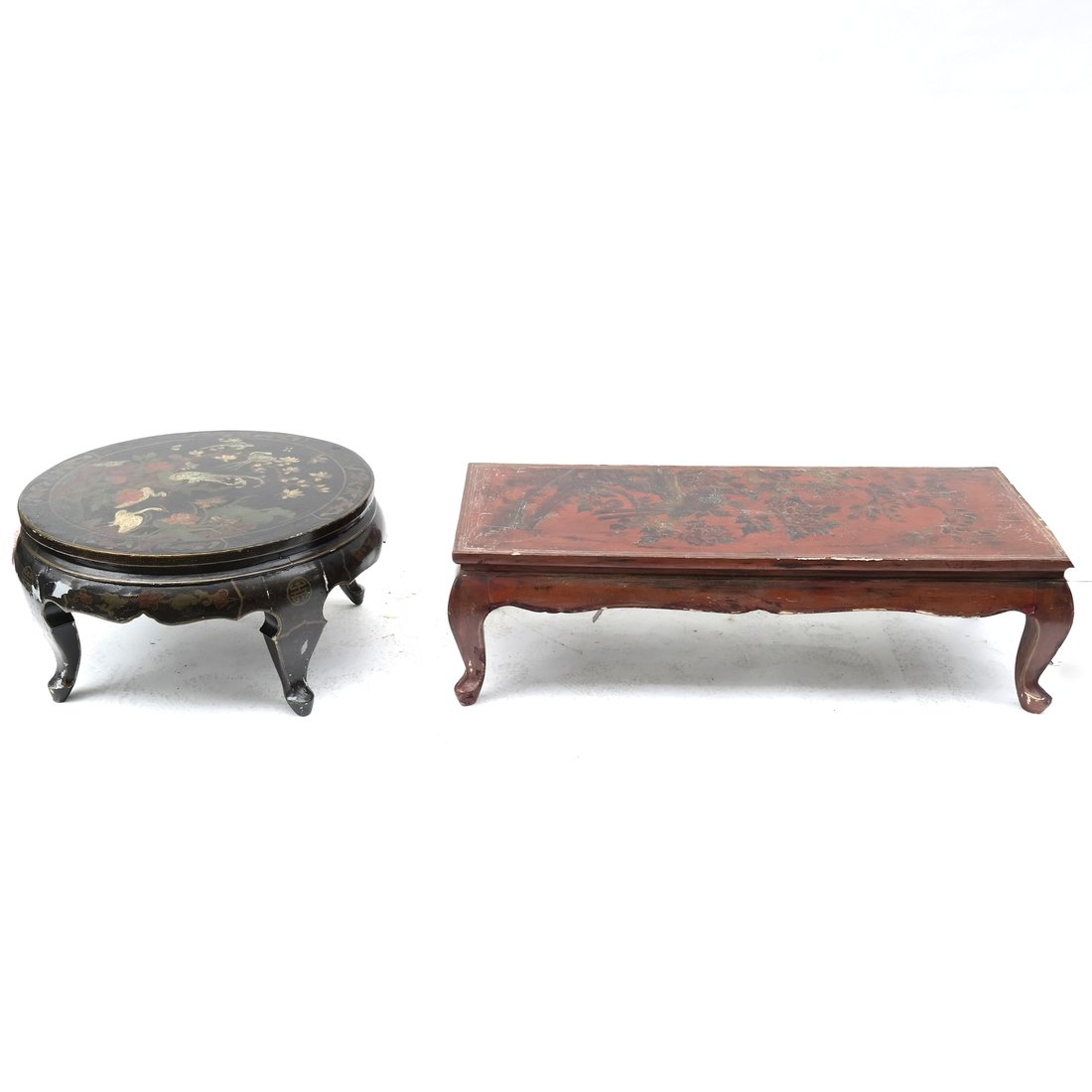 Two Chinese Lacquered Tables (1 of 9)