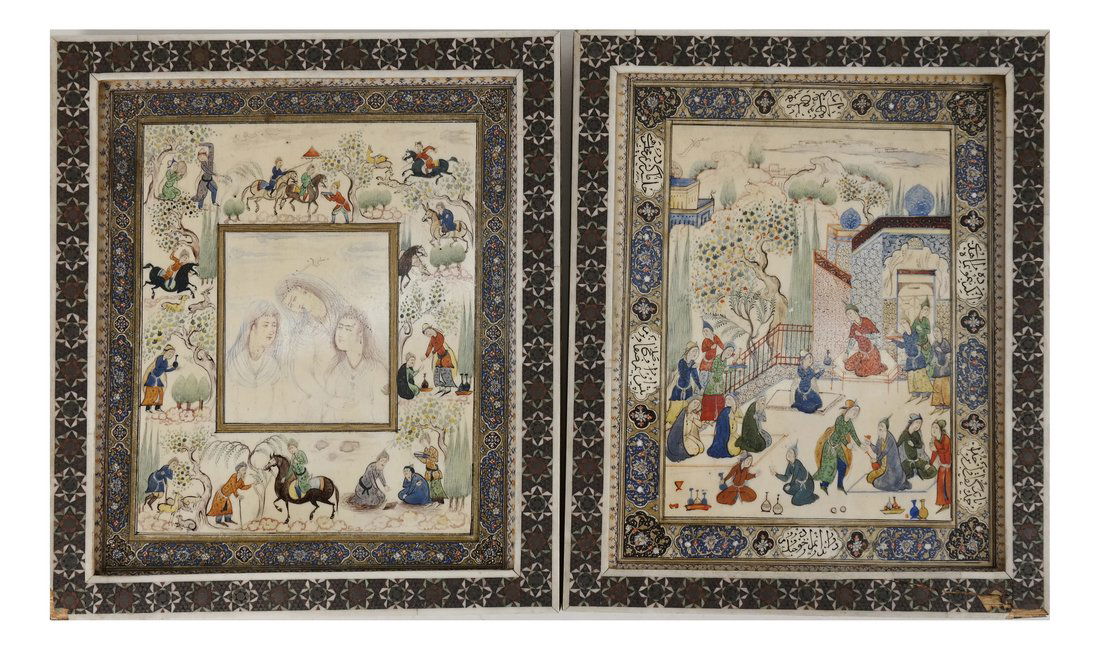 Two Persian Miniature Paintings (1 of 7)