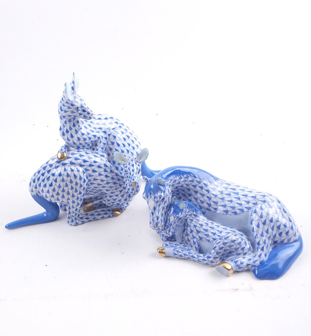 Herend, Hungary Porcelain Kangaroo&Horse (1 of 6)