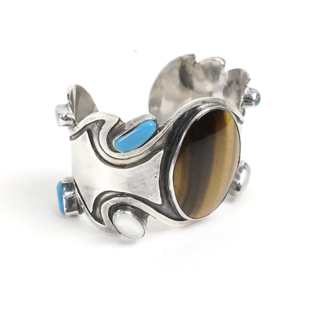 Sterling & Gemstone Cuff (1 of 6)