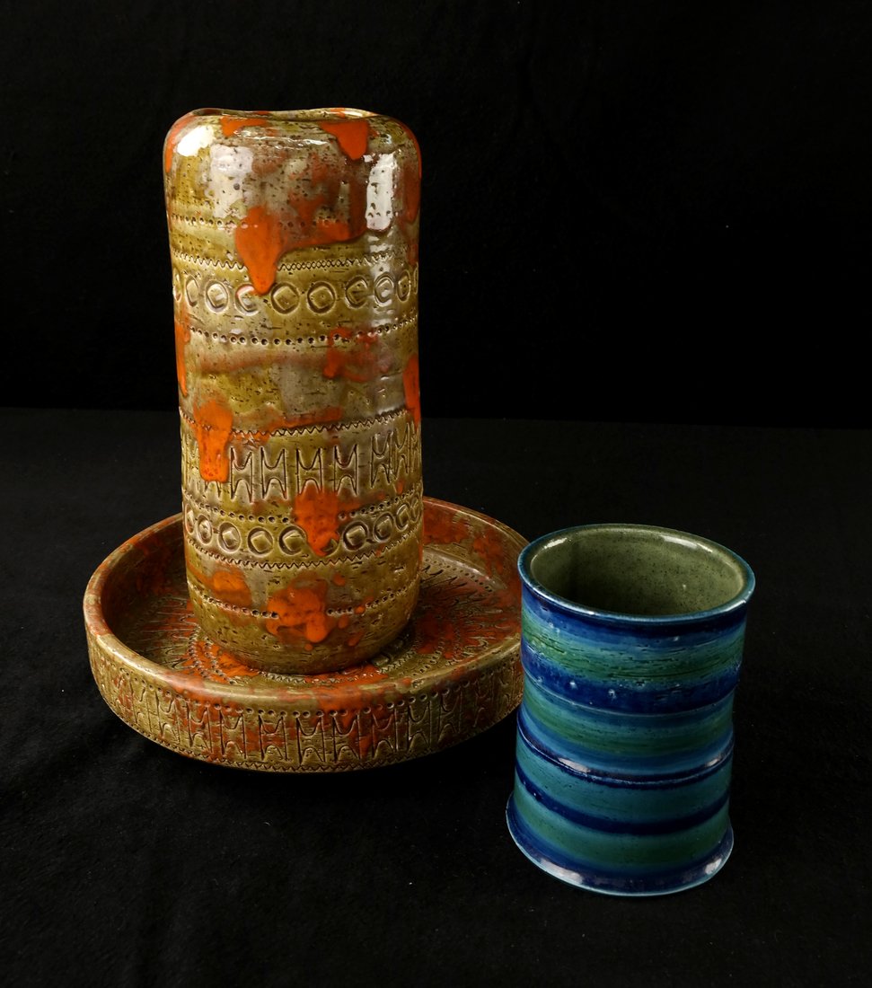 3 Mid-Century Italian Ceramic Articles (1 of 9)
