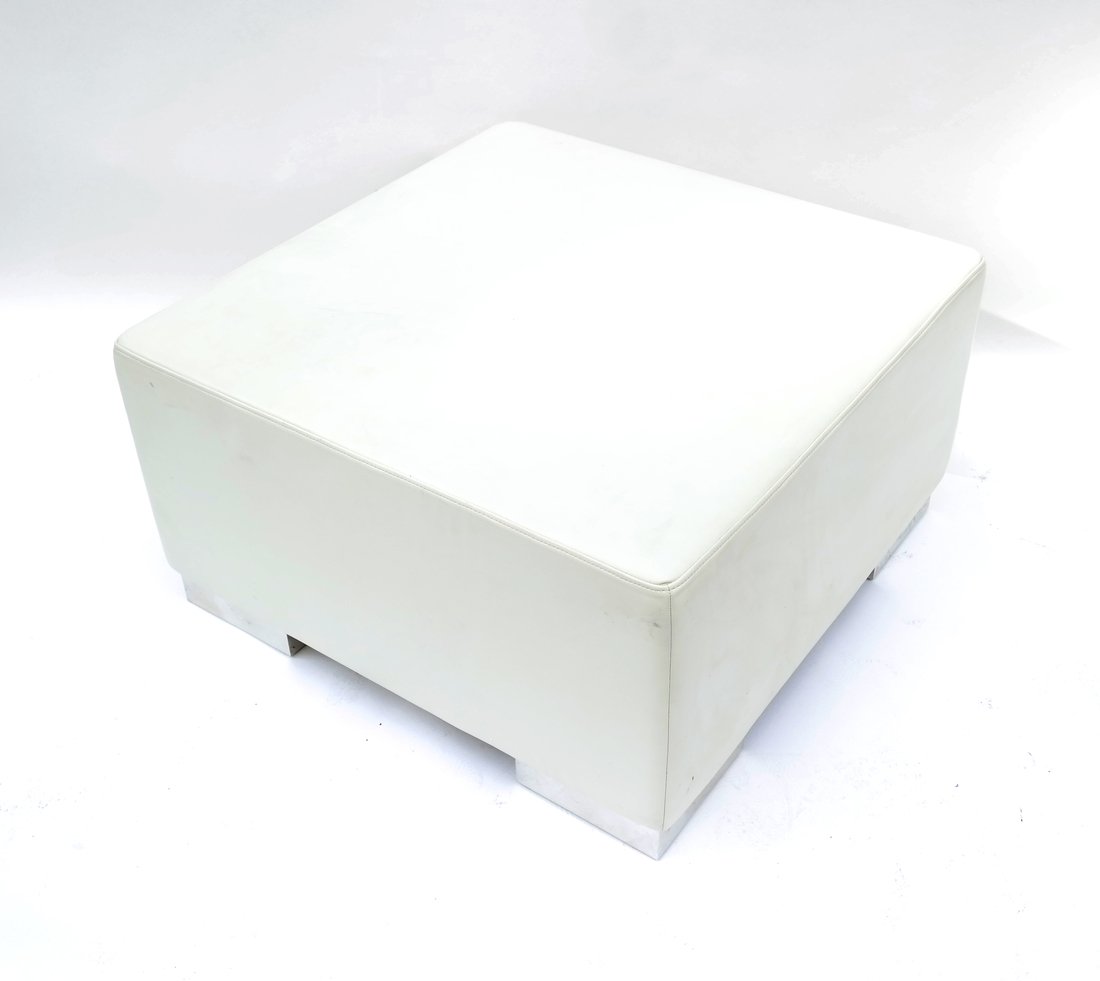 Minotti Leather Ottoman (1 of 4)