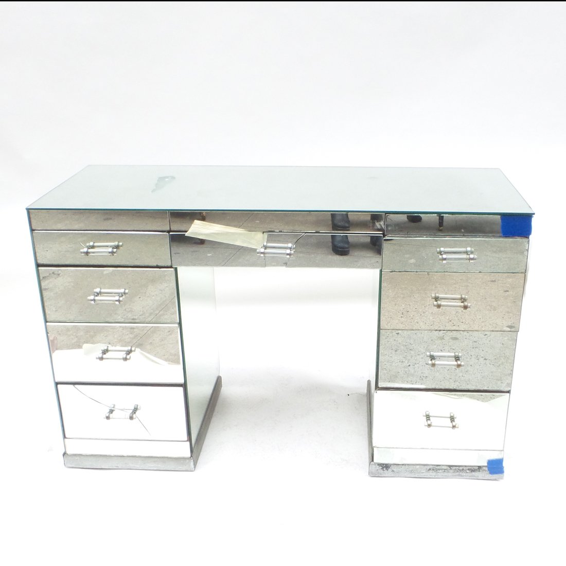 Mirror Vanity Desk with Detached Mirror (1 of 9)