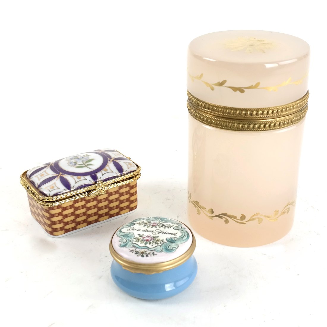 Opaline Box, Two Pill Boxes (1 of 7)
