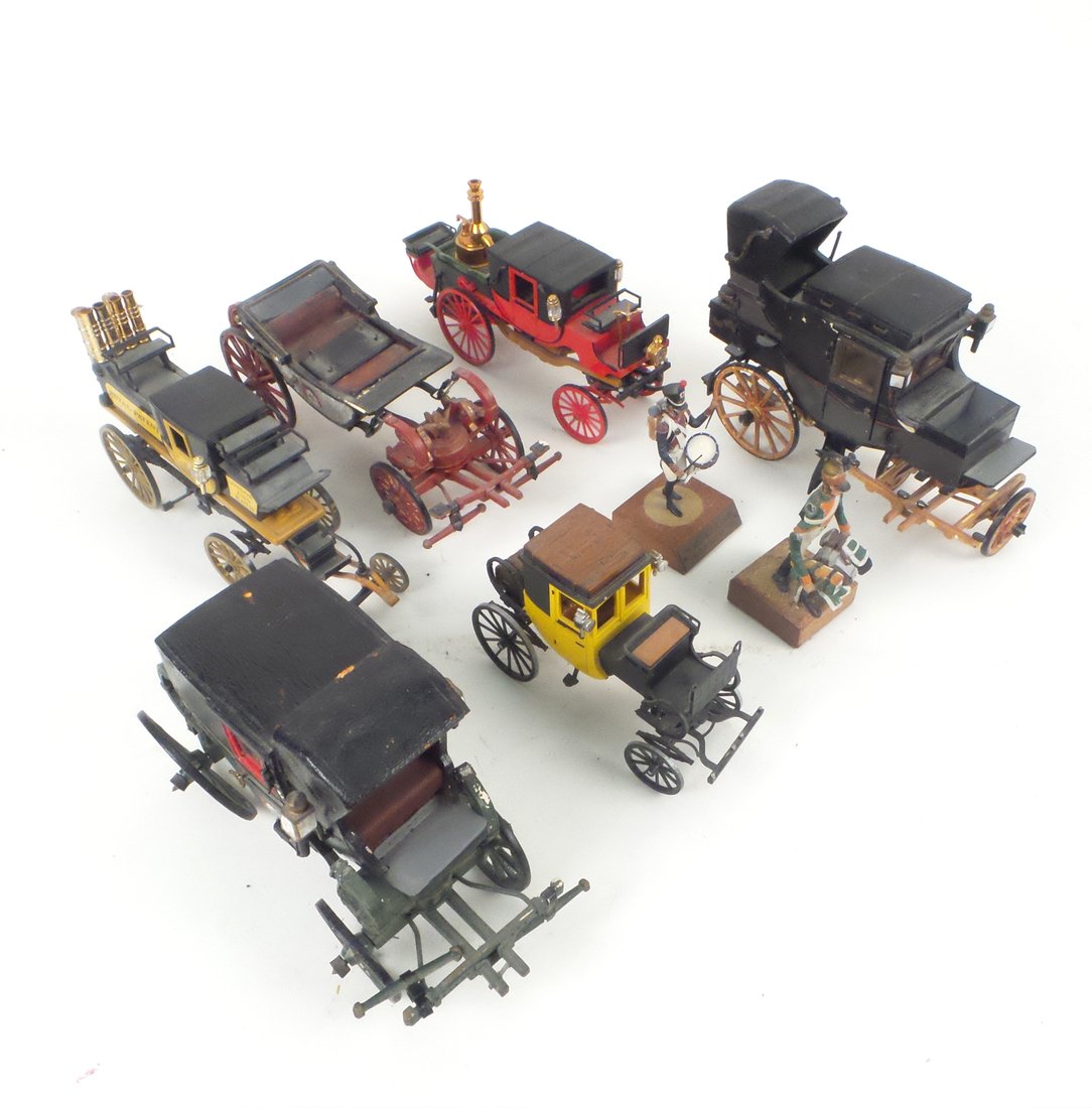 8 Toy Horse-Drawn Carriages, Others (1 of 10)