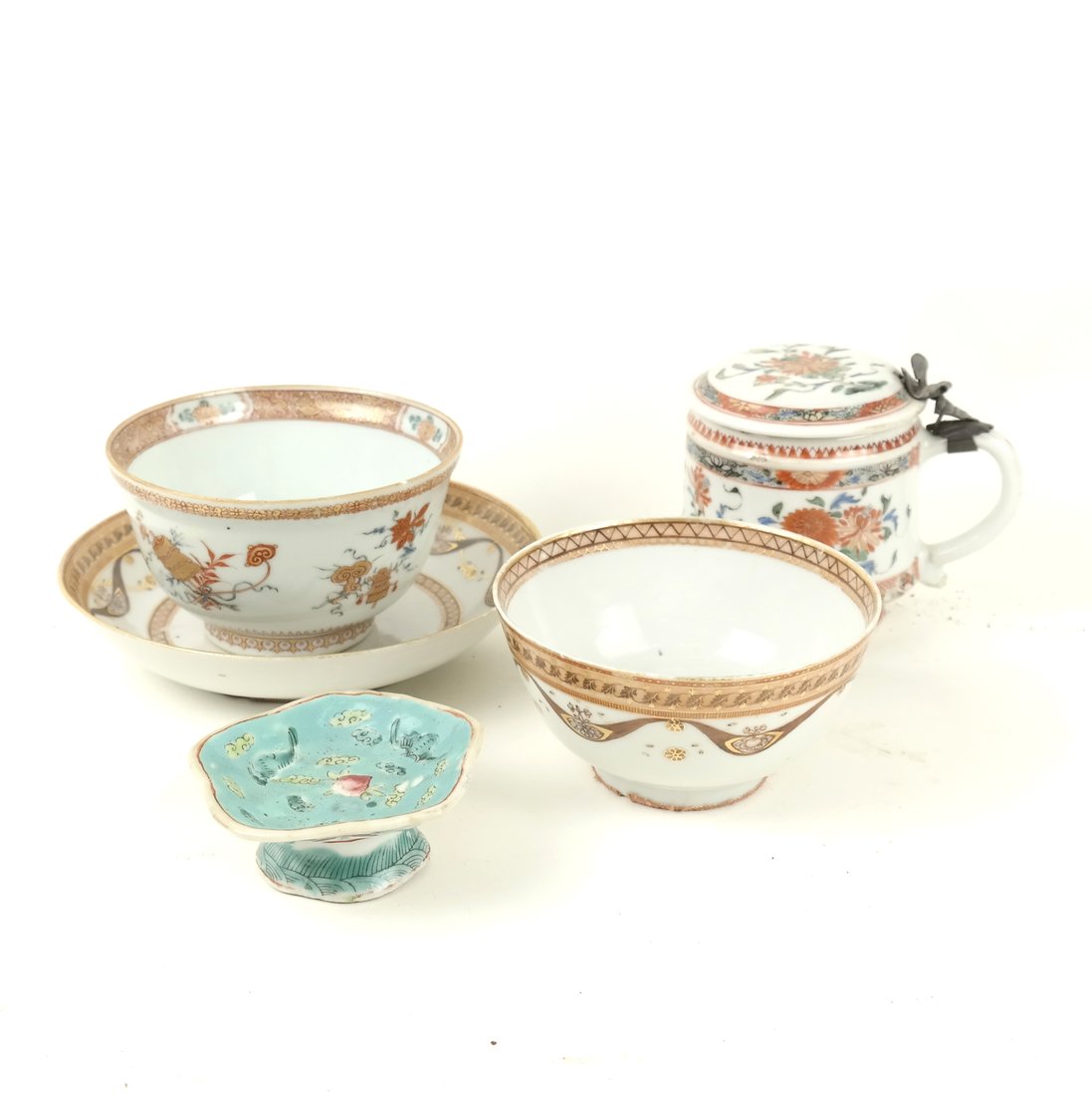 5 Chinese Export Porcelain Items (1 of 6)