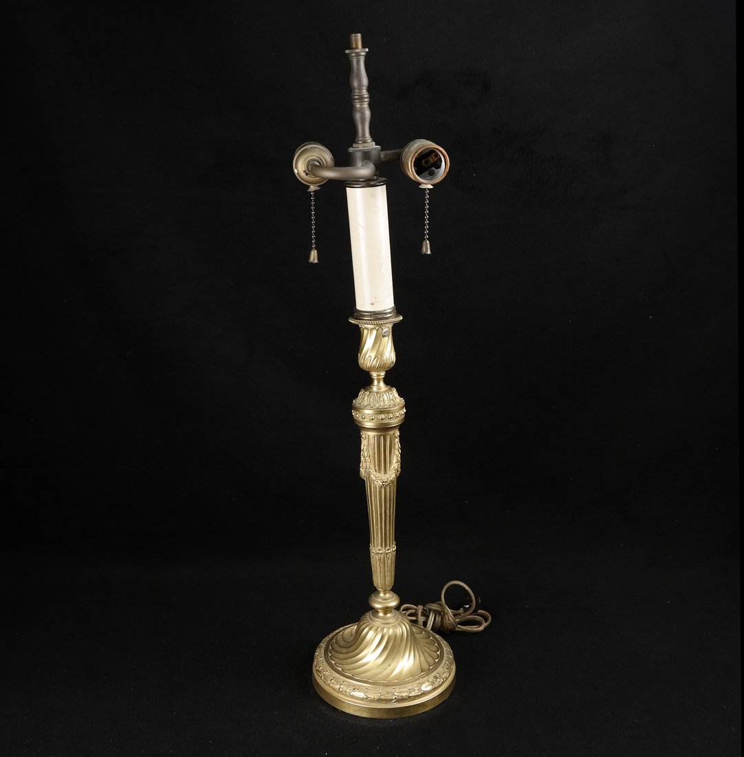 Ormolu Candlestick Lamp (1 of 5)