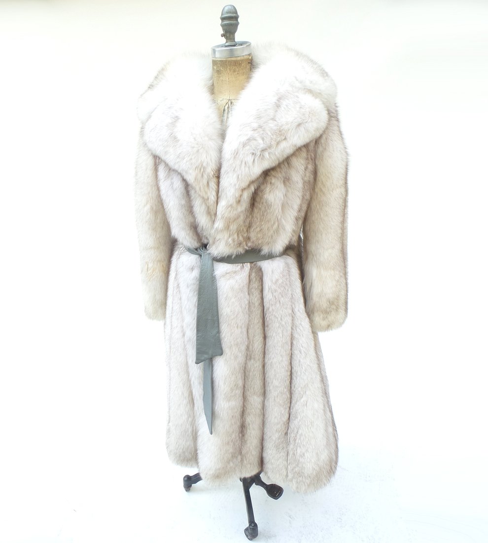 3/4 Length Women's Fox Coat (1 of 7)