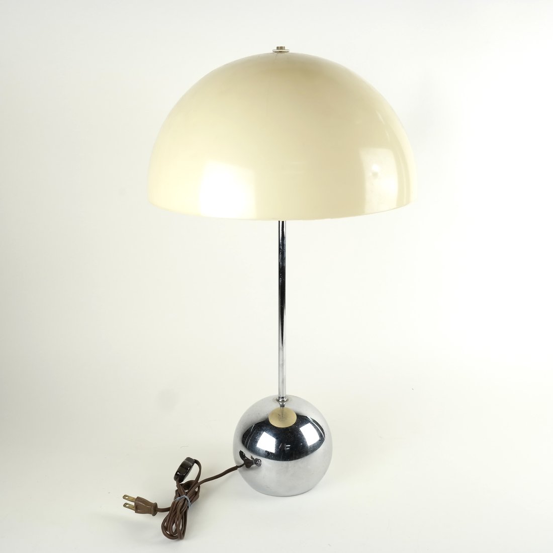 Modern Chrome Ball Lamp (1 of 4)