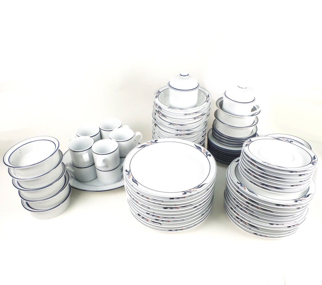 78 Pieces Dansk Bistro Porcelain Dishes (1 of 9)