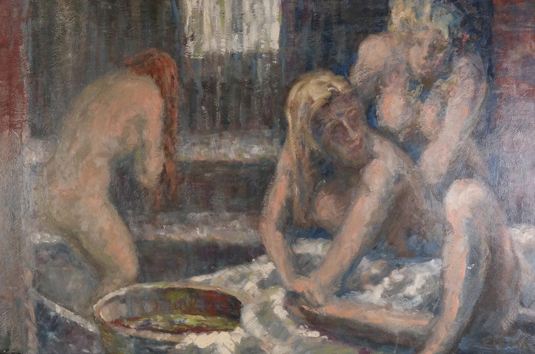 O. Ziema, Women Bathing (1 of 6)