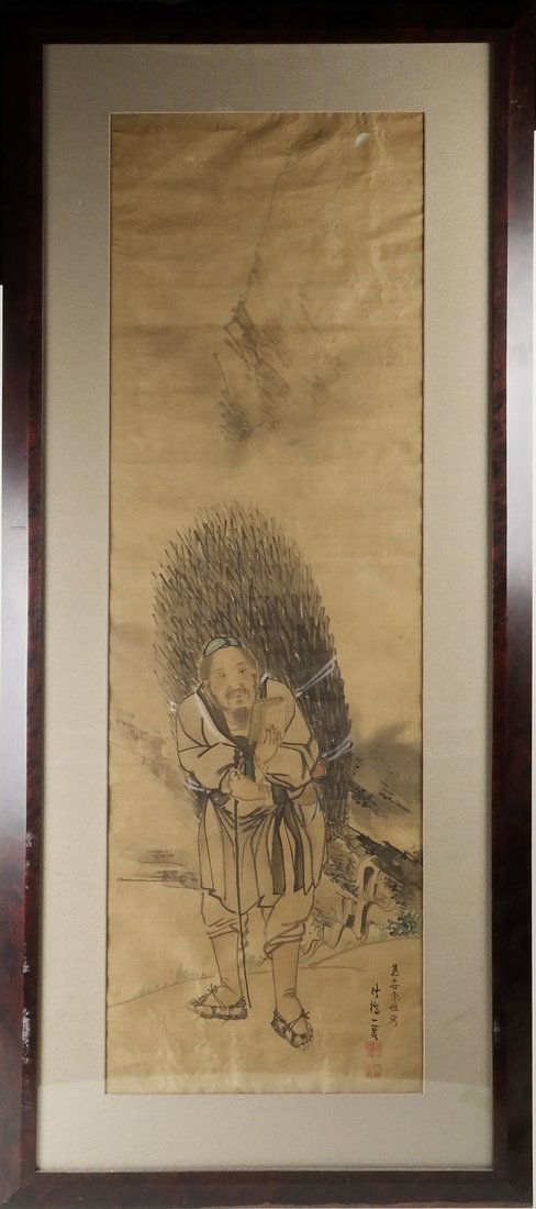 Chinese Ink and Color Painting - Scholar (1 of 6)