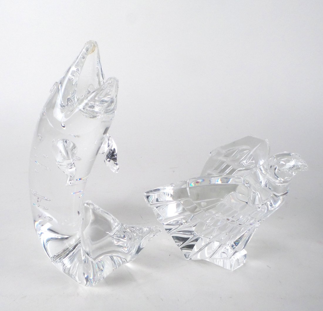 Steuben Crystal Eagle and Fish (1 of 6)
