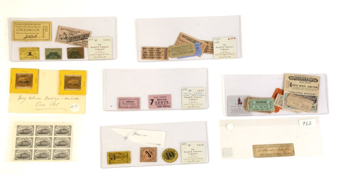 Obsolete Cardboard Ticket Scrip (1 of 9)