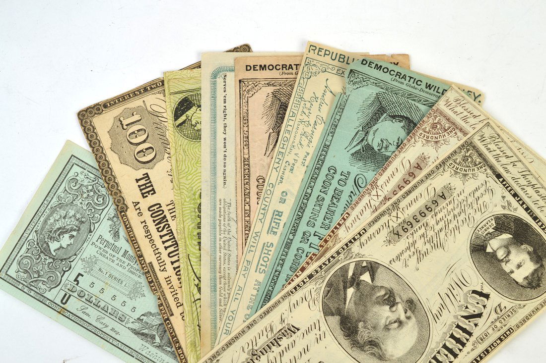 Greenback Political Note Collection (1 of 9)
