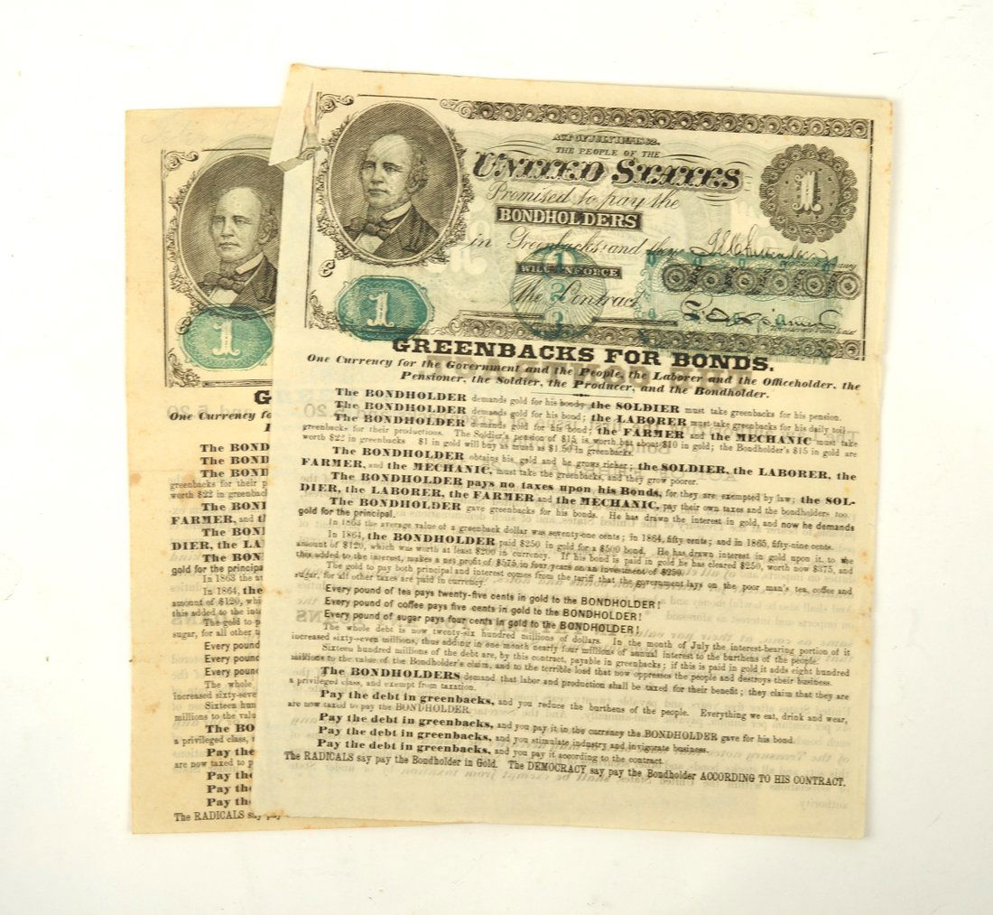 Greenbacks for Bonds Broadsides (1 of 5)