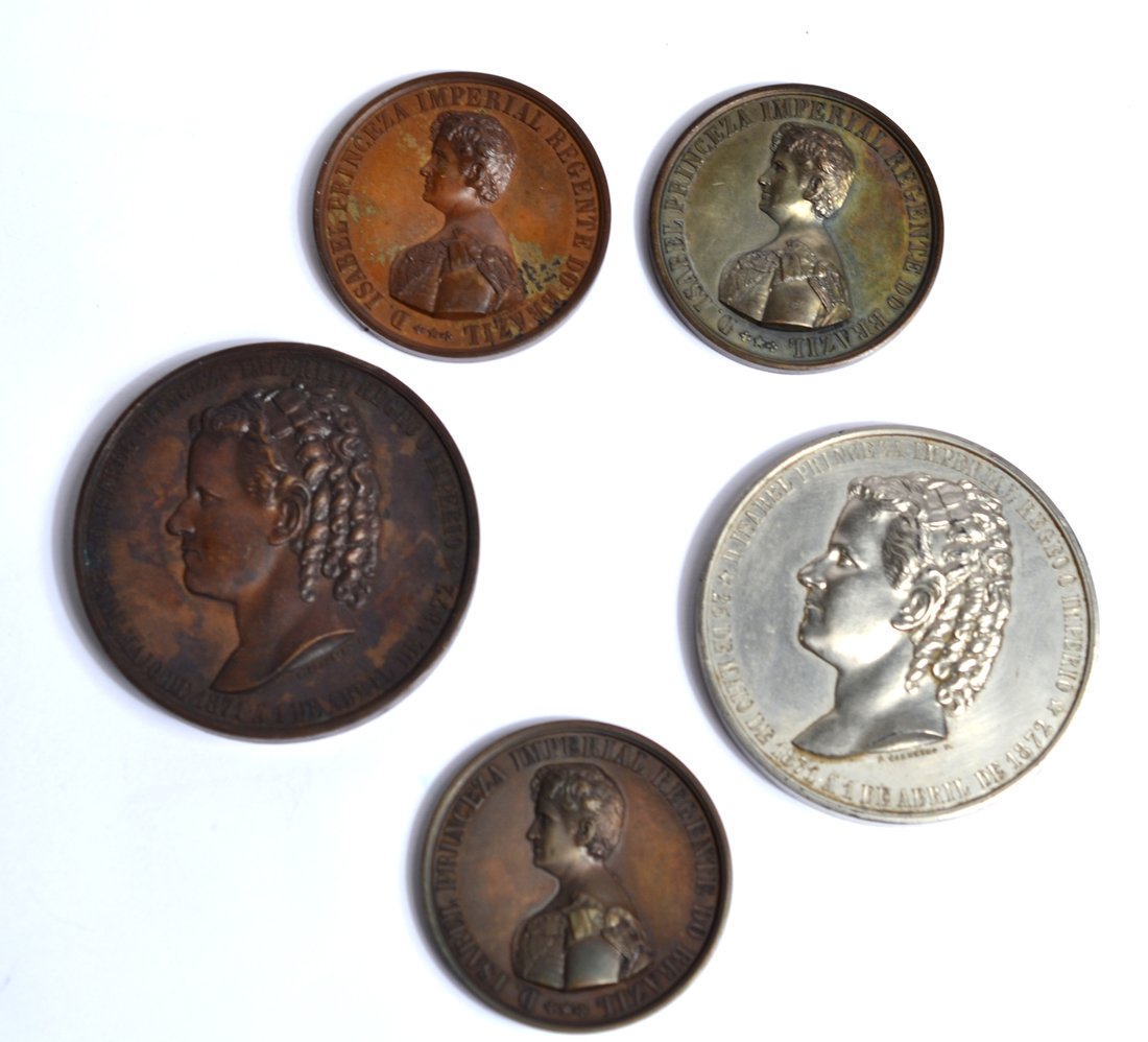 Brazil Isabel Large Size Medals (1 of 10)