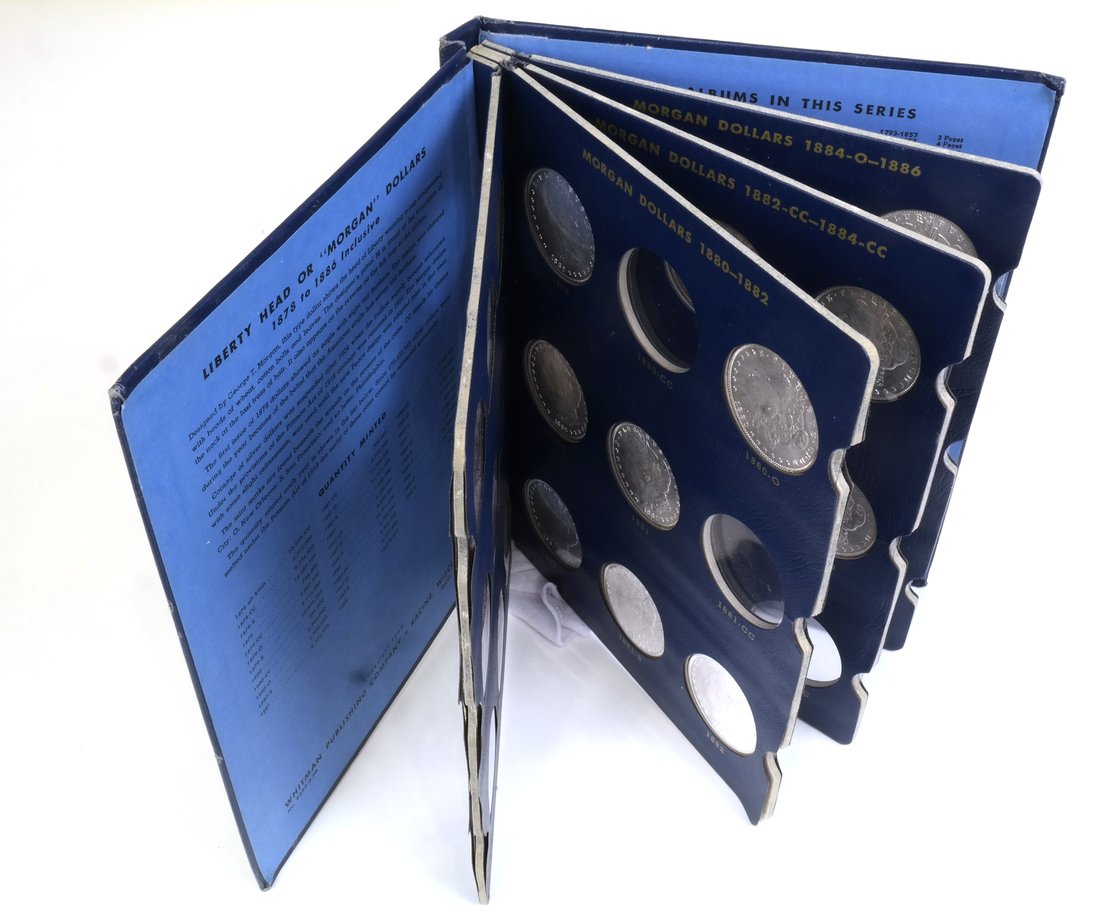 U.S. Morgan Silver Dollars in Albums (1 of 5)