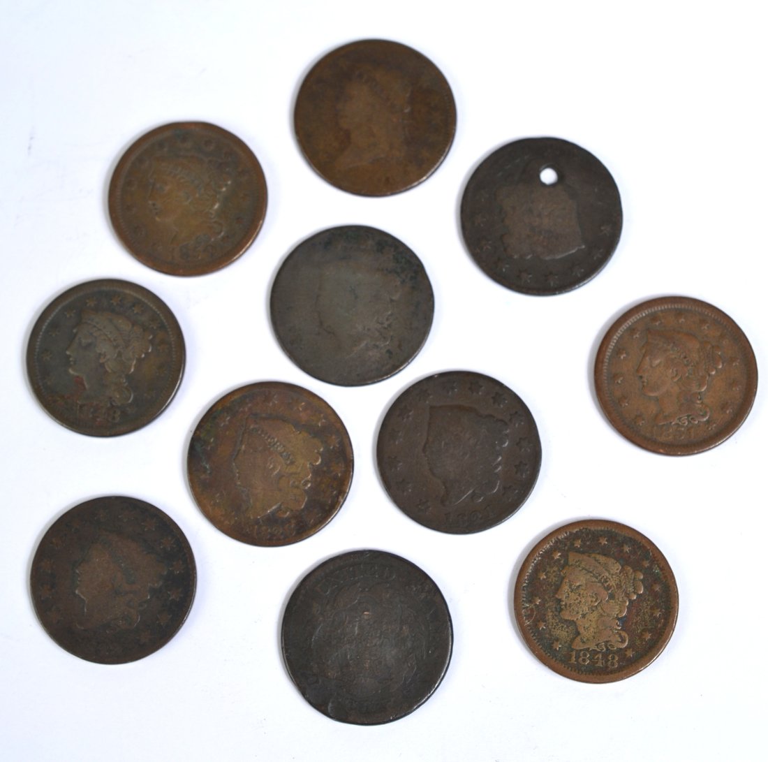 U.S. Large Cents Group (1 of 9)
