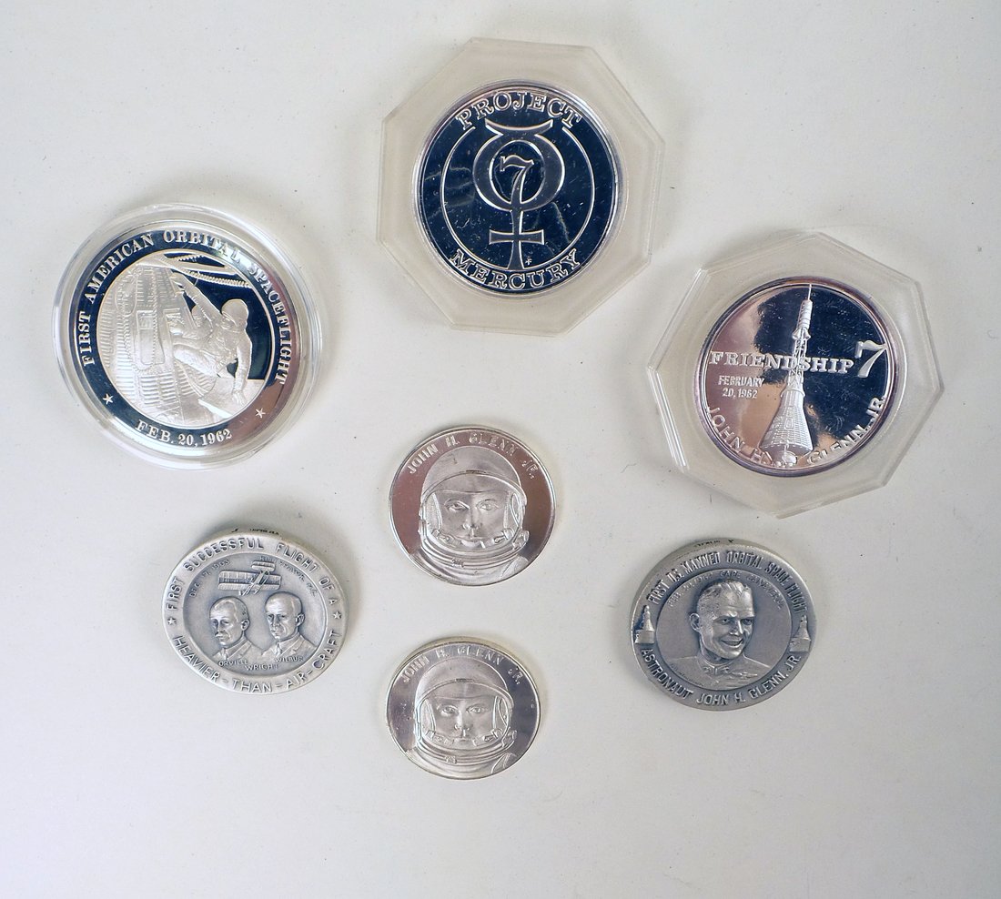 1962 U.S. Project Mercury Silver Medals (1 of 8)