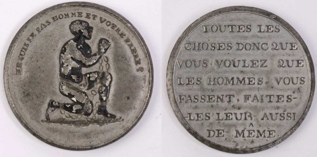 1834 Britain-France Golden Rule Medal (1 of 1)