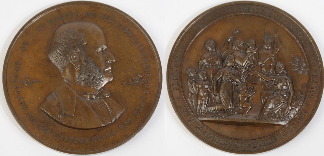 1871 Brazil Rio Branco Medal (1 of 1)
