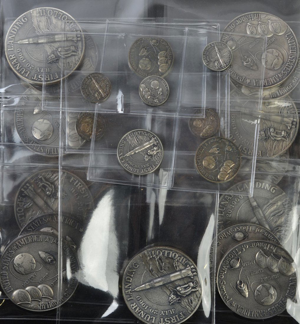 U.S. 1969 Apollo XI Morgan's .999 Medals (1 of 5)