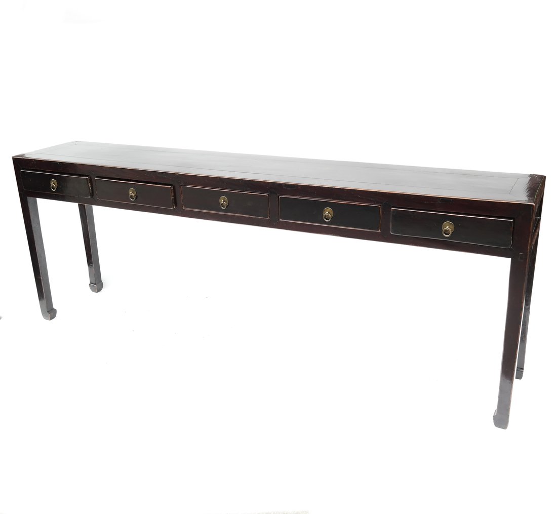 Asian-Style Five-Drawer Console (1 of 10)