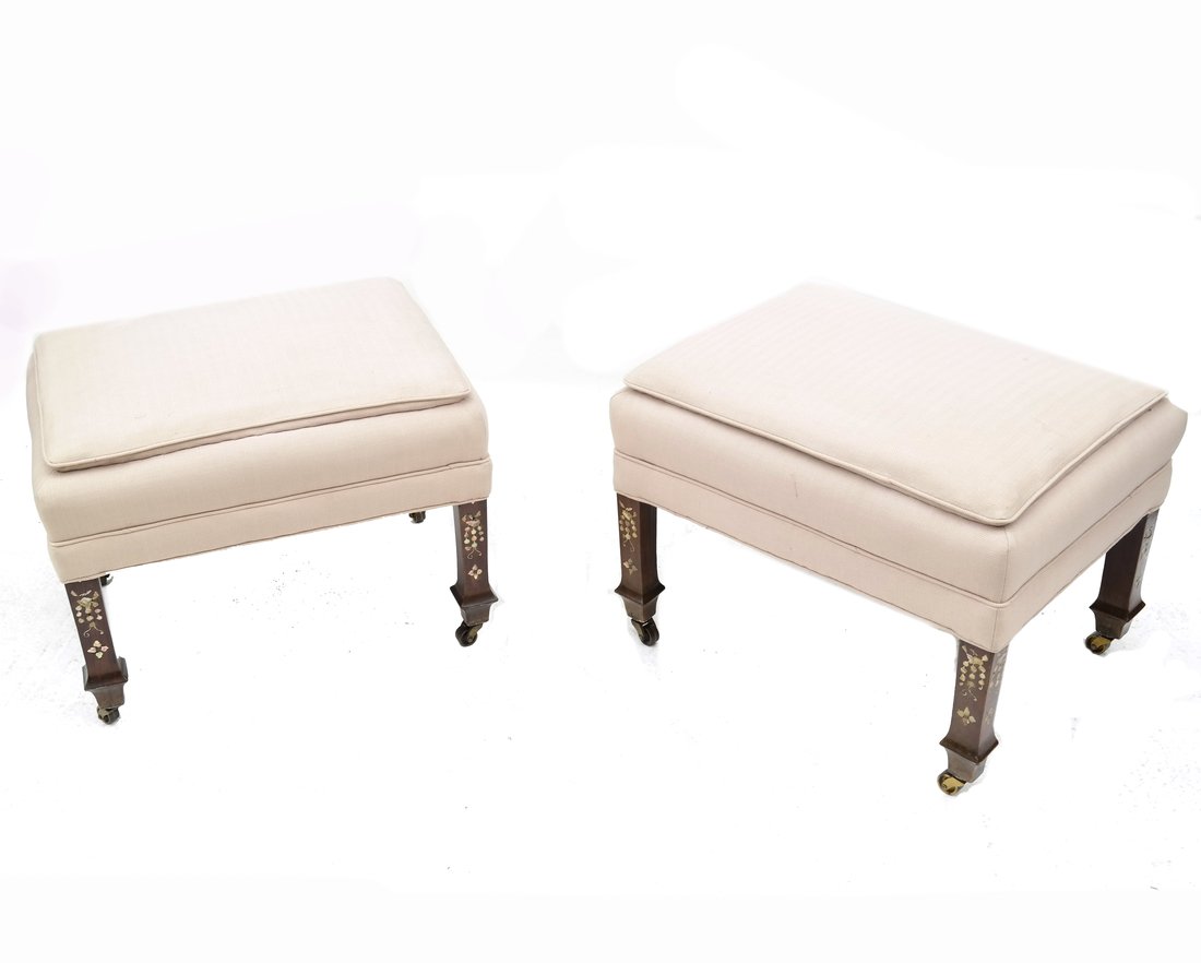 Pair of Upholstered Benches (1 of 8)