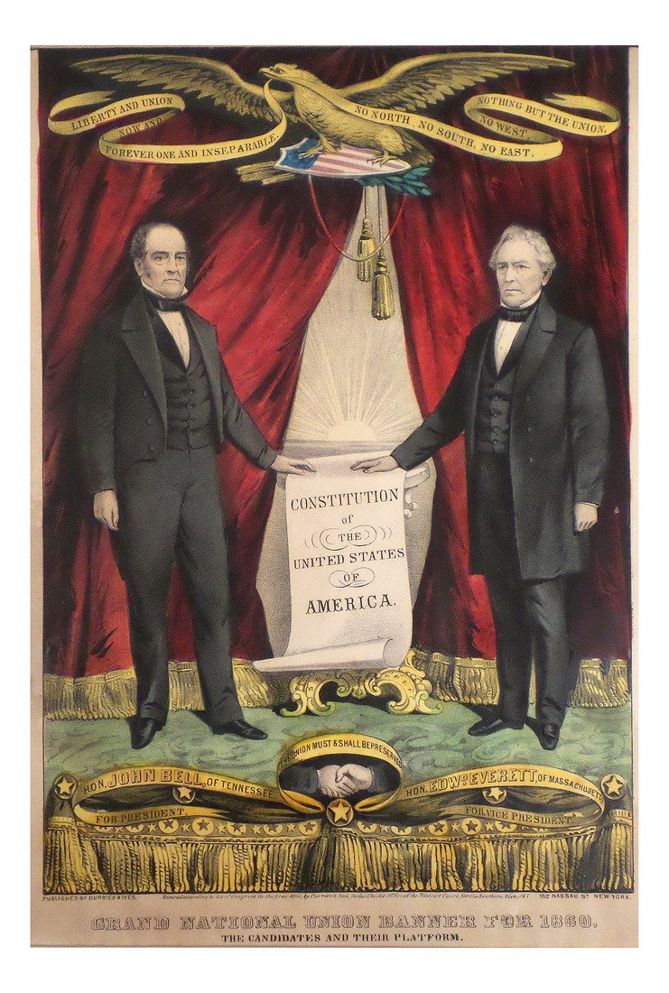 Bell & Everett - 1860 National Union Banner (1 of 5)