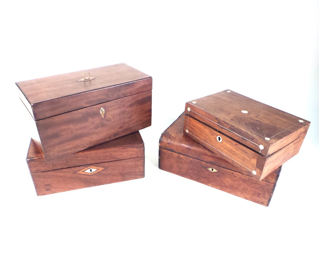 Four Antique Boxes (1 of 10)