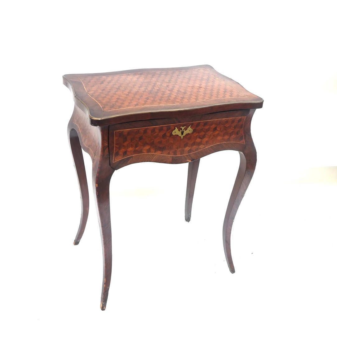 French Parquetry Vanity (1 of 9)