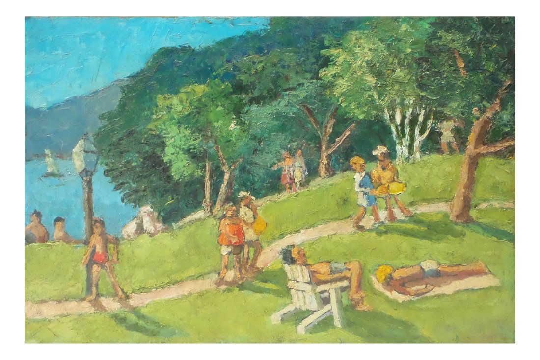 Harry Hering, Park Scene With Figures (1 of 6)