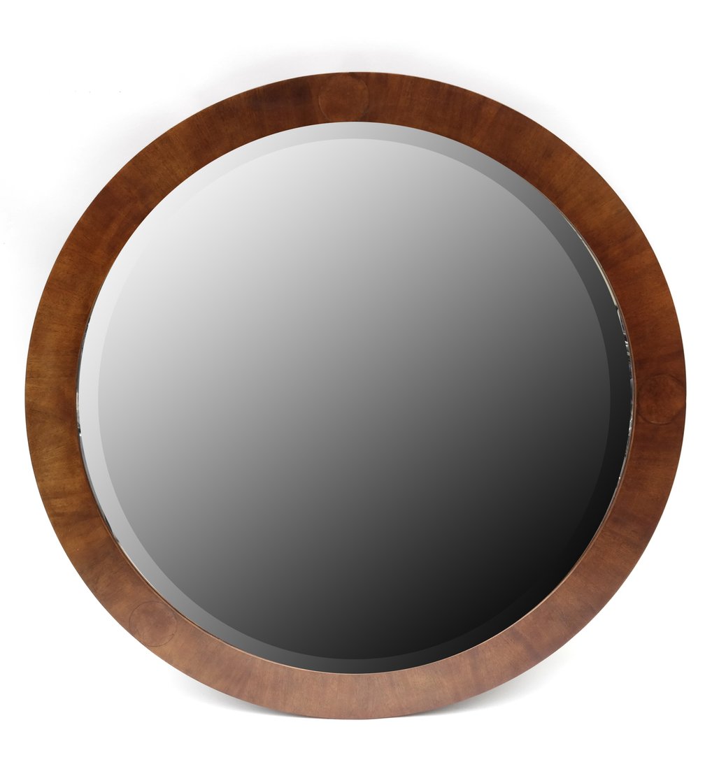 Contemporary Round Mirror by Baker (1 of 10)