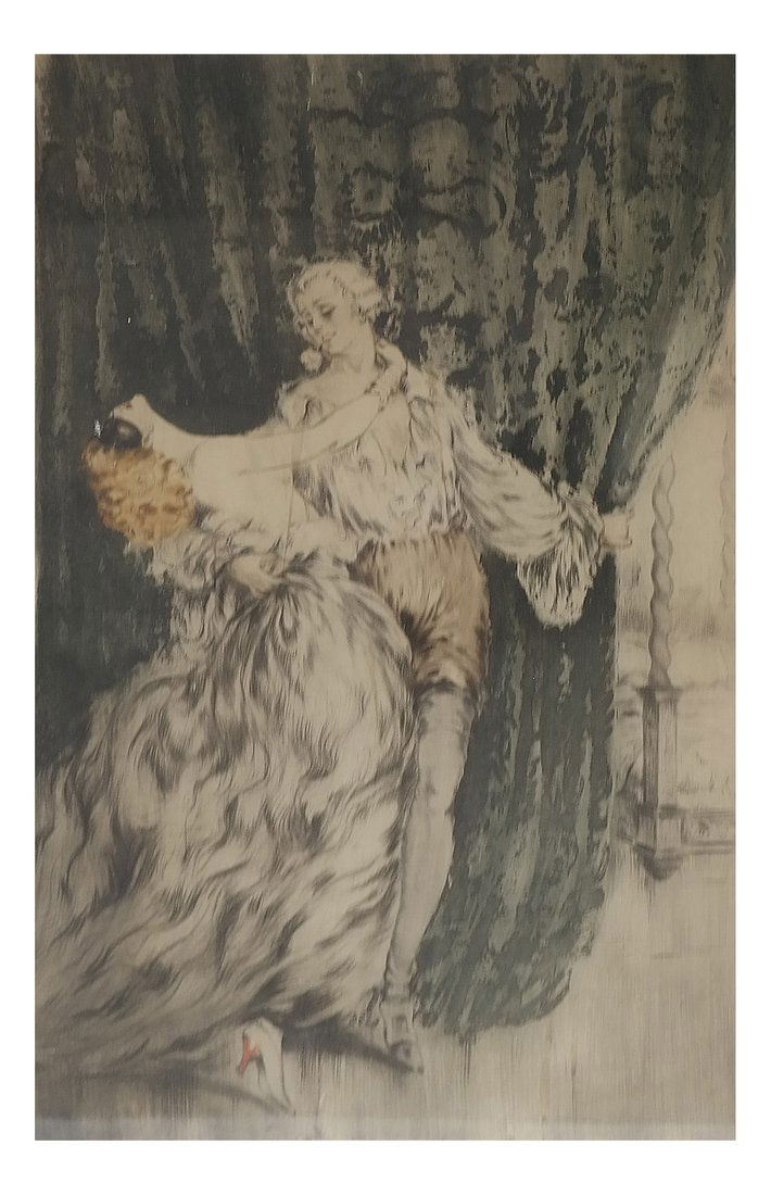 Louis Icart, Dancing Couple, Etching (1 of 8)