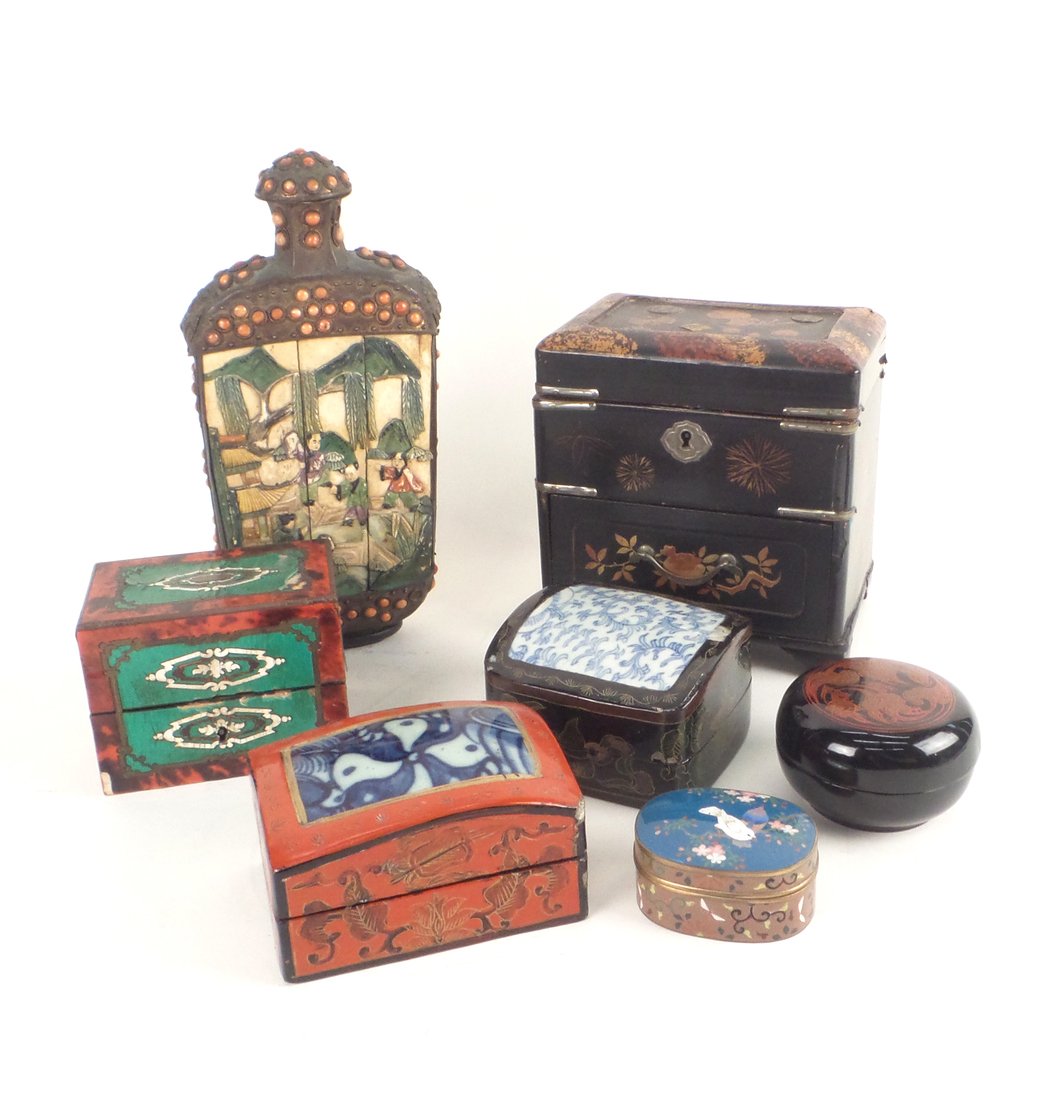 Seven Various Small Table Articles (1 of 6)