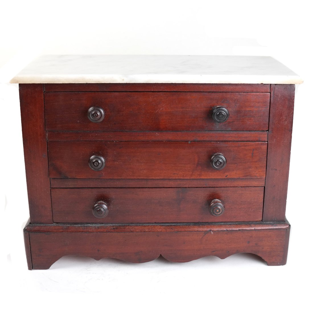 Miniature Chest with Marble Top (1 of 10)