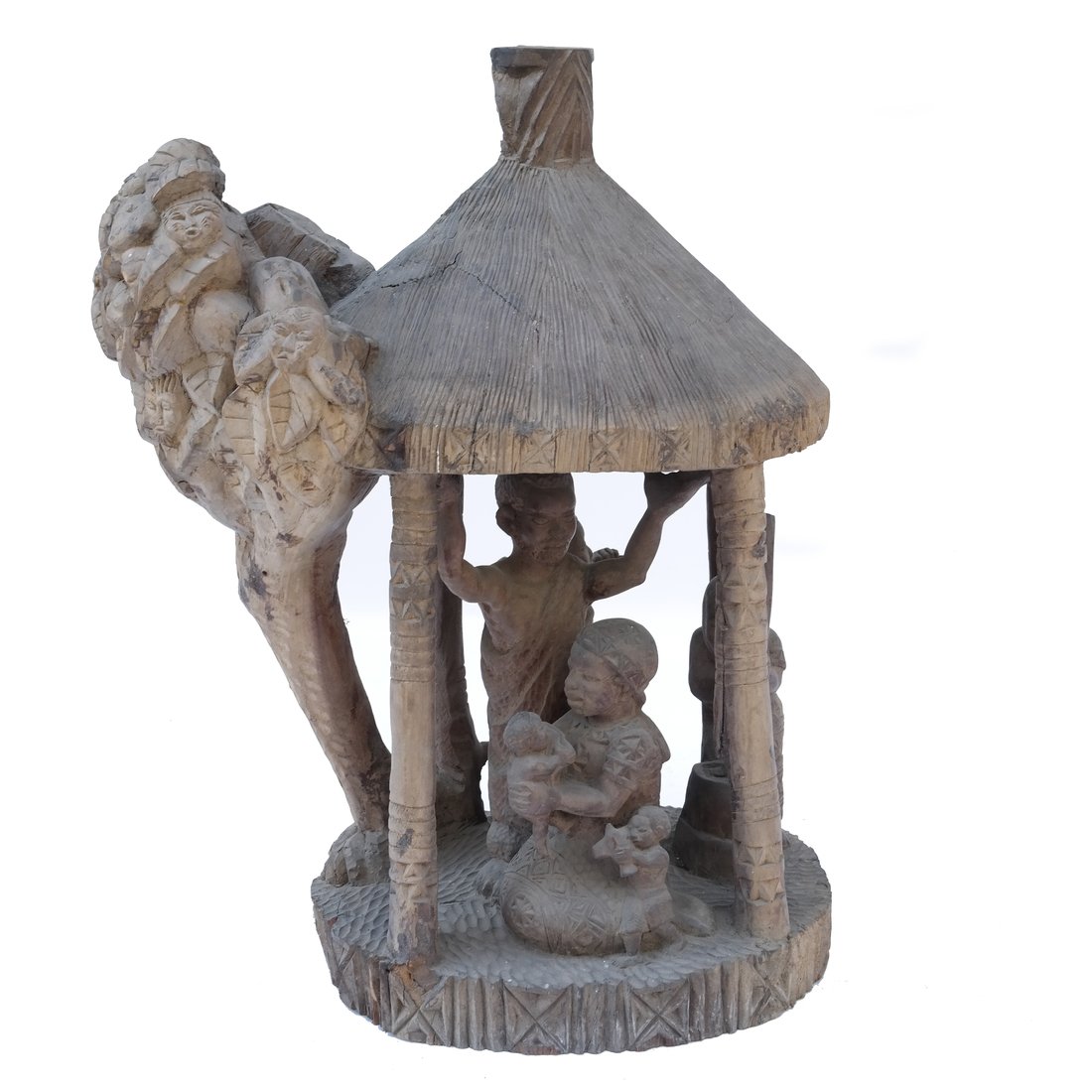 Carved Wood Sculpture (1 of 7)