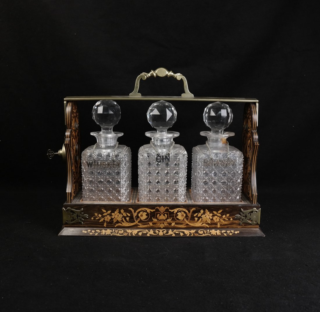 Antique English Tantalus Set (1 of 10)