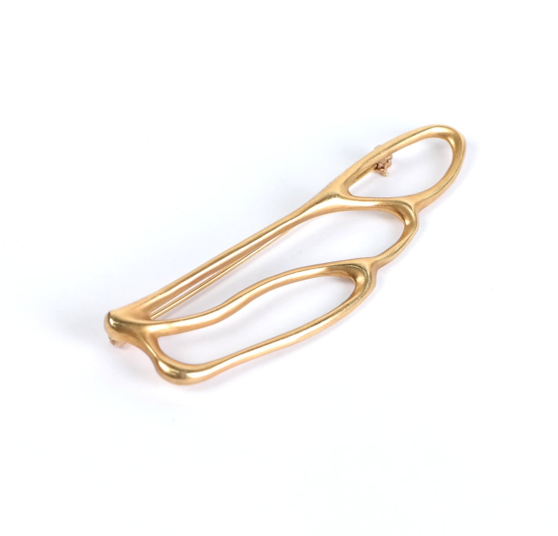 Angela Cummings 18K Gold Brooch (1 of 4)