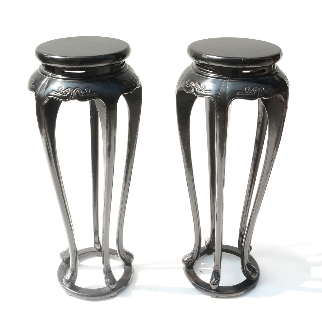 Pair of Asian Pedestals (1 of 8)