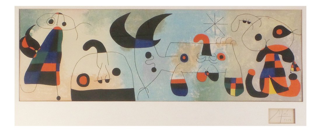 Miro - "Sur Quatre Murs", Lithograph (1 of 6)