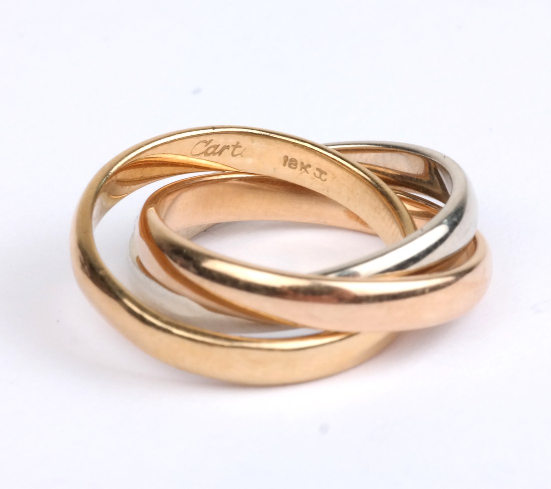 Cartier 18k Gold Trinity Ring (1 of 5)