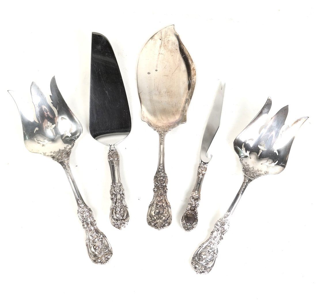 5 Francis I Sterling serving Utensils (1 of 8)