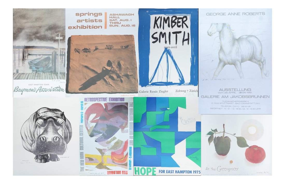 Lot of 9 Signed Posters (1 of 9)