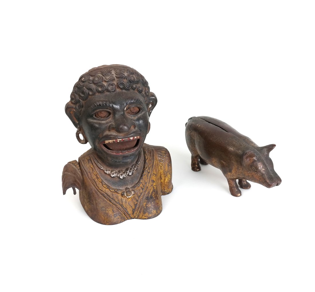 Two Cast Iron Banks (1 of 10)